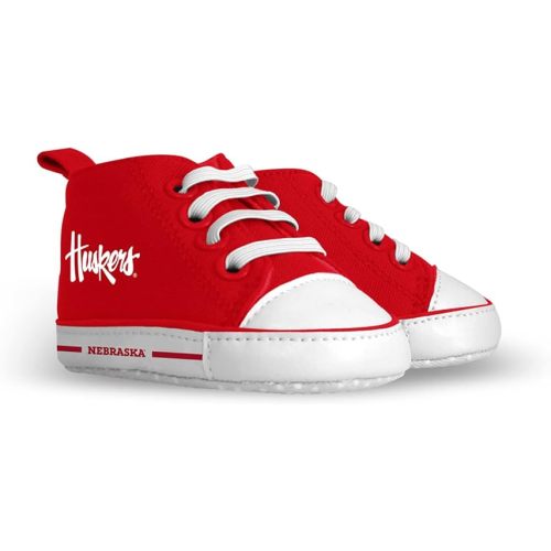 MasterPieces - NFL Baby Pre-Walkers Shoes, Officially Licensed San Francisco 49ers Football, High Top Sneakers, Soft Anti-Slip Soles, Boys and Girls, 0-6 Months