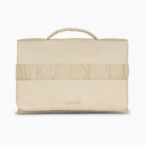 CALPAK Portable Changing Pad Clutch - Oatmeal
