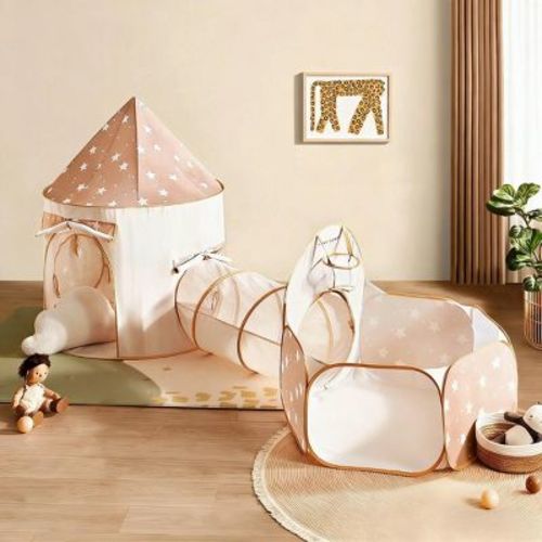 Tiny Land® Compact Adventure 3-in-1 Play Tunnel With no Balls