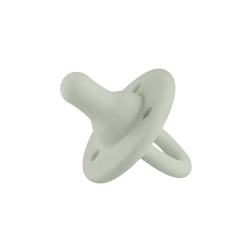 Lee Lee and Me Paci - Sage Color - 100% Medical Grade Silicone Pacifier Breast-Like Nipple Design for Better Latch - Size 0-18 Months