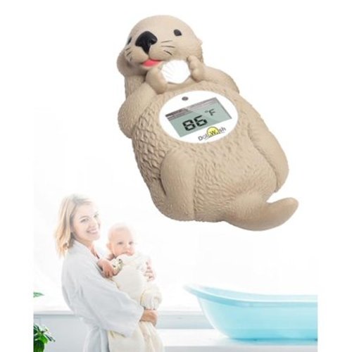 Baby Bath Thermometer for Infants Digtal Baby Water Thermometer for Bathtub Temperature Measure,Safty Kids Bath Floating Toy,Otter-OWN