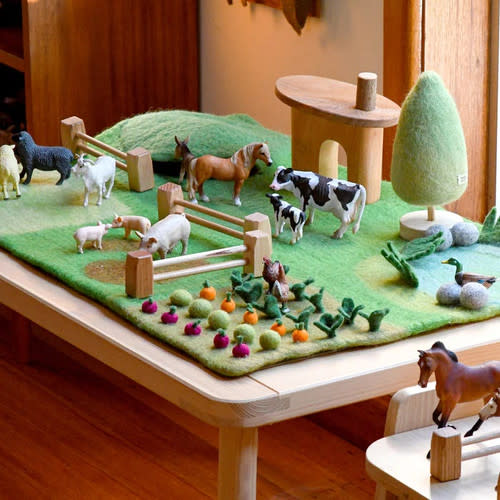 Farm Felt Play Mat Playscape by Tara Treasures