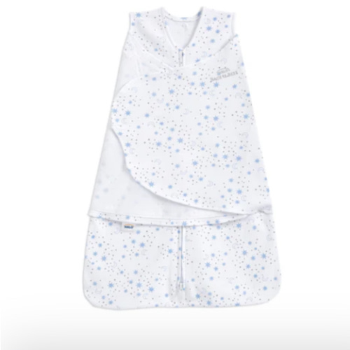 Cotton Swaddle Midnight Moons Blue S | HALO