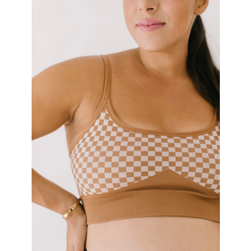 DULCE Checker Maternity & Nursing Bralette
