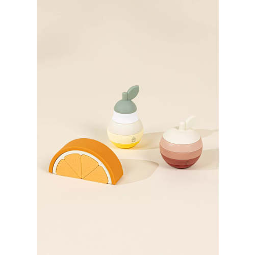3 Sets of Silicone Stackable Fruits (16 pcs)