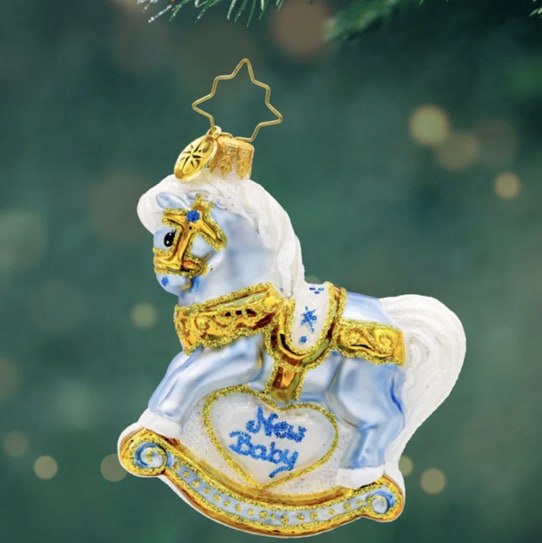 Babys First Christmas Foal Gem
