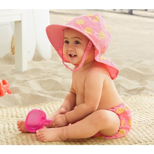 Sunshine Diaper Cover & Reversible Hat | Pottery Barn Kids