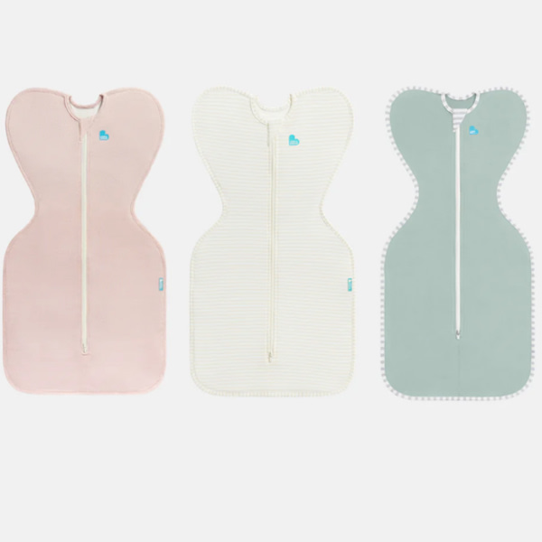 Swaddle Up Starter Bundle | 0.2 TOG | Blush | Breton Stripe | Olive