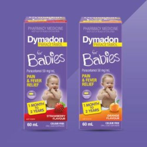 Buy Dymadon for Babies Strawberry 1 Month - 2 Years 60ml Online at Chemist Warehouse®