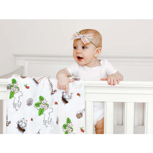 Floral Baby Muslin Swaddle & Burp Cloth | Save 10%