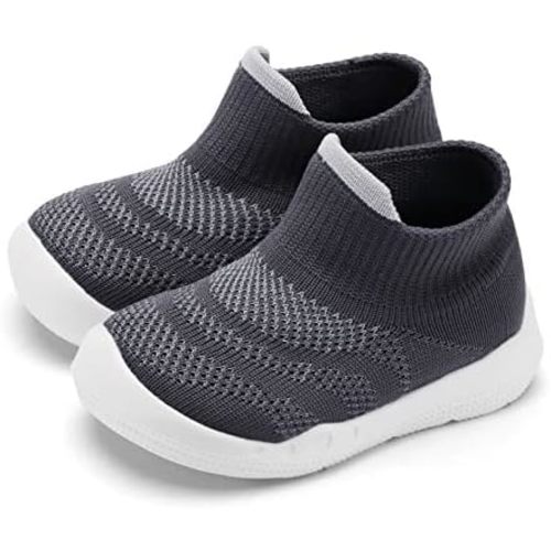 Engtoy Baby Shoes Baby Sock Shoes Baby Walking Shoes Infant Non-Slip Breathable Slippers with Soft Rubber Sole Baby Boys Girls Slip On Sneakers