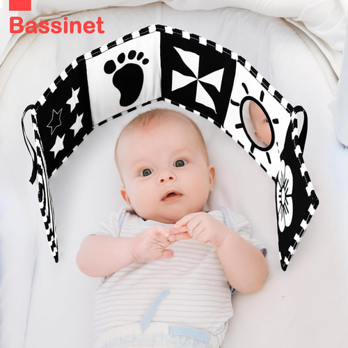 Black and White Baby Toys, High Contrast Newborn Toys 0-3 Months Brain Developme