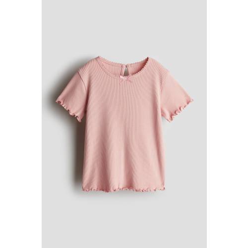 RIBBED JERSEY TOP