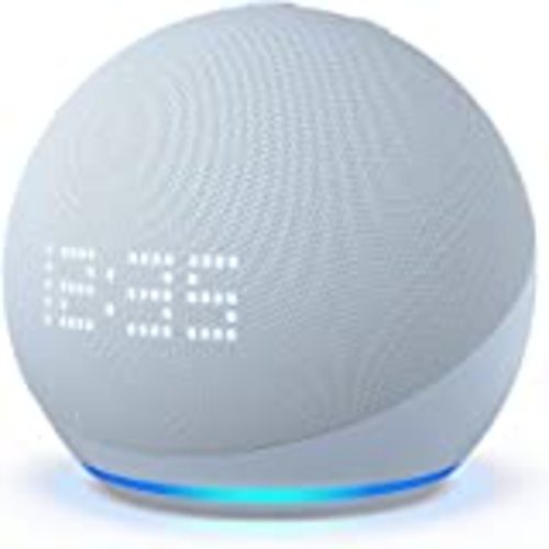 Amazon Official: All-New Echo Dot (5th Gen, 2022 release) | Smart speaker with Alexa | Glacier White