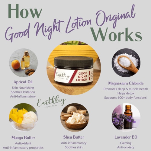 Good Night Lotion {Magnesium Lotion}- For Healthy Sleep and Magnesium