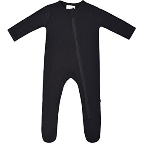 KYTE BABY Unisex Zipper Closure Footies, Rayon Made From Bamboo, 0-24 Months