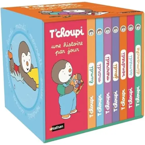Ma petite bibliothèque - T'choupi une histoire par jour