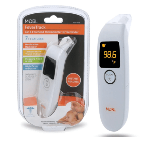 Mobi DualScan Ear & Forehead FeverTrack Thermometer - MOBI USA
