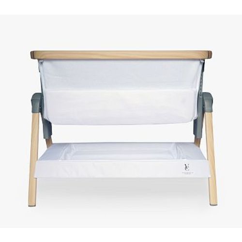California Dreaming Bedside Bassinet, White Wood
