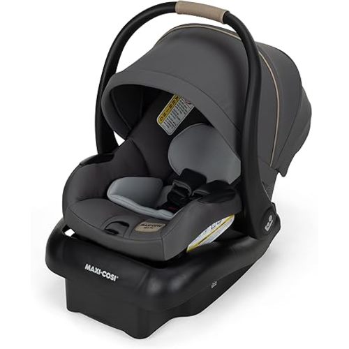 Maxi-Cosi Mico Pro Infant Car Seat, Baby Travel Seat with Adjustable Base, Stroller-Ready, Easy-Install Latch, Lightweight Design, Fits 4–30 lbs, Sea Salt