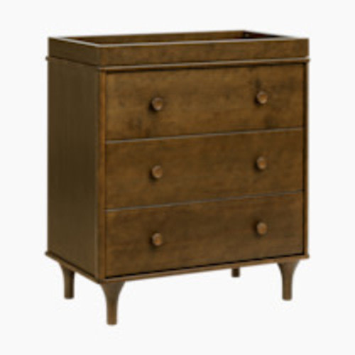 babyletto Lolly 3-Drawer Changer Dresser - Natural Walnut