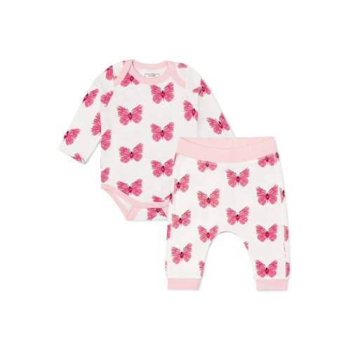 Paris Hilton x Monica + Andy Baby Organic Cotton First Moves Set, Sizes Newborn- 12/18 Months