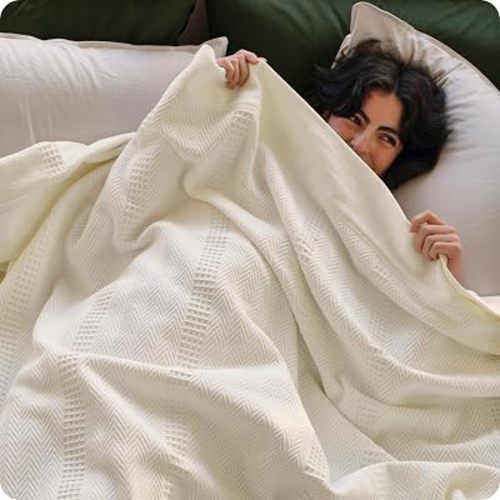 Cotton Queen Size Lightweight Blanket