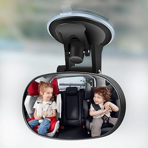 Car Mirror For Baby Suction Cup Car Rear Seat View Mirror Universal Safety Car Adjustable Baby Rearview Mirror