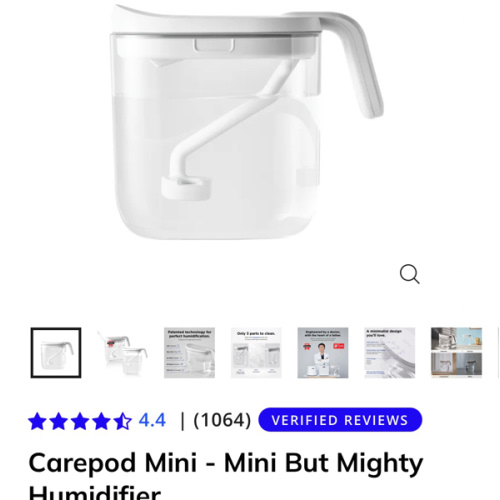 Carepod Mini - Mini But Mighty Humidifier
