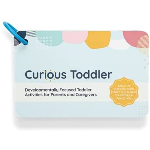 Curious Toddler™ Activity Cards | 40+ Activities for Toddler & Me (12-24 Months) | Developmentally-Focused and Stimulating Creative Playtime Ideas | Bonus: Two Recipes for Dough & Dyed Pasta