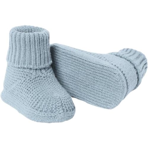 Baby Booties Newborn Babe First Walkers Non-Slip Stay On Boots Crib Shoes Sock Warm Knit Booties