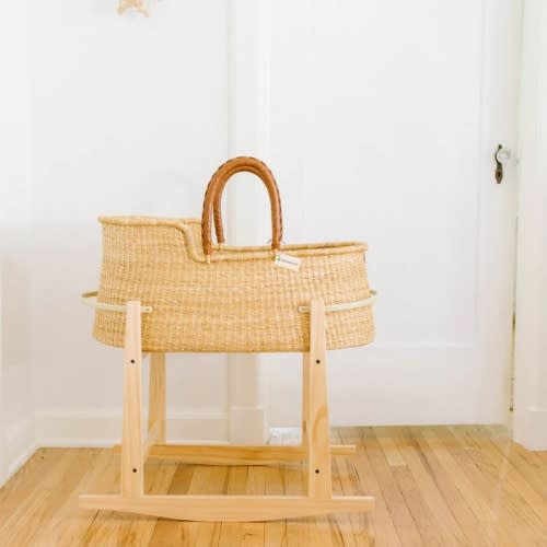 Natural Bundle for Bilia Bassinet (Modern Stand +Liner + Sheet ONLY)