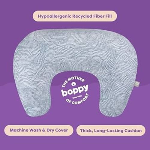 Amazon.com : Boppy Nursing Pillow - Ergonomic Bottle & Breastfeeding Pillow with High, Firm, Large Area, Water-Repellent Cushion with Washable Cover; Baby Safety Alliance Verified - Oatmeal Boucle : Baby