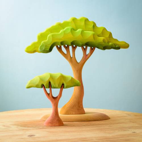 Acacia Tree SET | Montessori & Waldorf Inspired | Organic Wood Made by Bumbu Toys