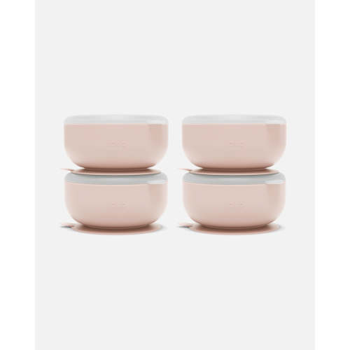 Suction Bowl + Lid - Grapefruit / 4 Pack
