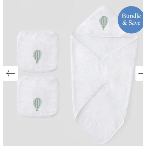 Baby Hooded Towel (3 Piece Set)