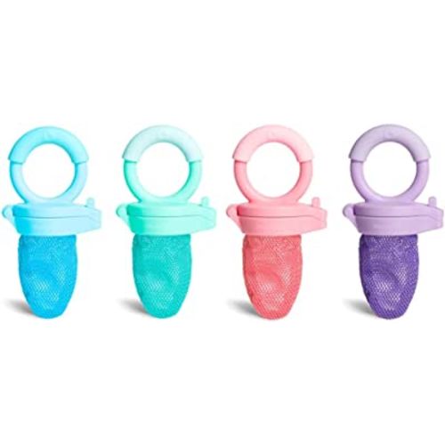 Munchkin® Fresh Food Feeder, 4 Pack, Blue/Green/Coral/Purple