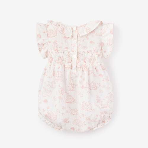 Swan Toile Swiss Dot Bubble