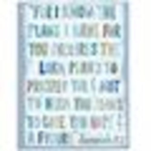 Jeremiah 29:11 on canvas