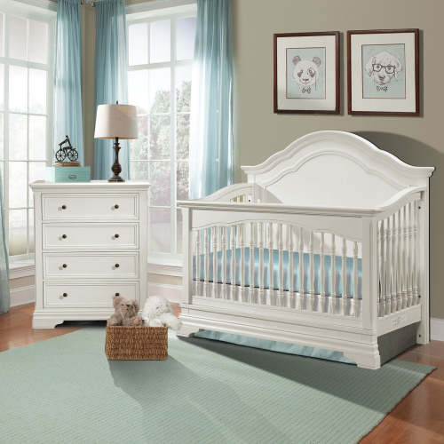 Stella Baby and Child Athena 2 Piece Nursery Set in Belgium Cream