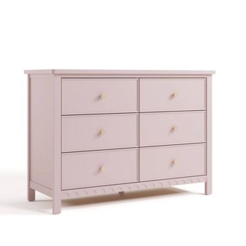 Graco Sasha 6-drawer Double Dresser - Blush