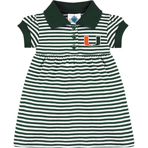 Creative Knitwear College Baby Polo Dress w/Bloomer - Team Logo, Multiple Colors, for Baby Girls (0-12 Months)
