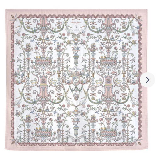 Carré Toile de Jouy Pink - Atelier Choux x Caitlin Wilson Swaddle