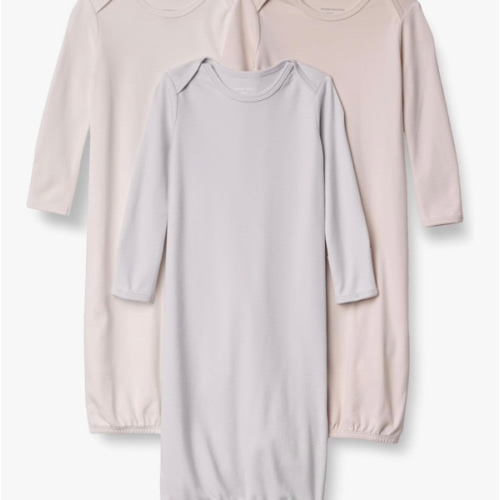Amazon Essentials Unisex-Baby Long Sleeve Sleeper Cotton Gown