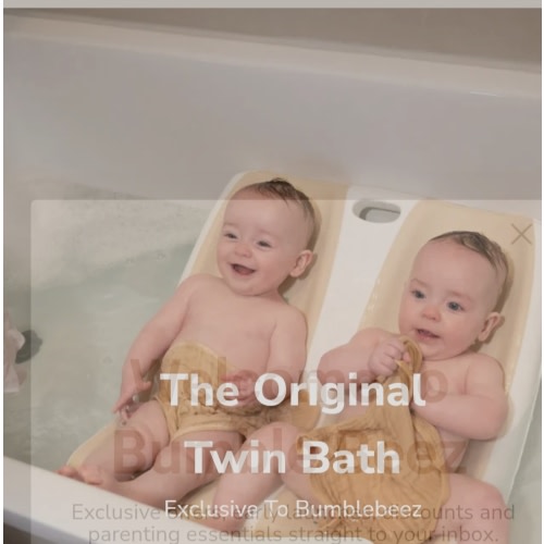 Twin Bath: Safe and Convenient Bathing Solution for Twins – bumble beez