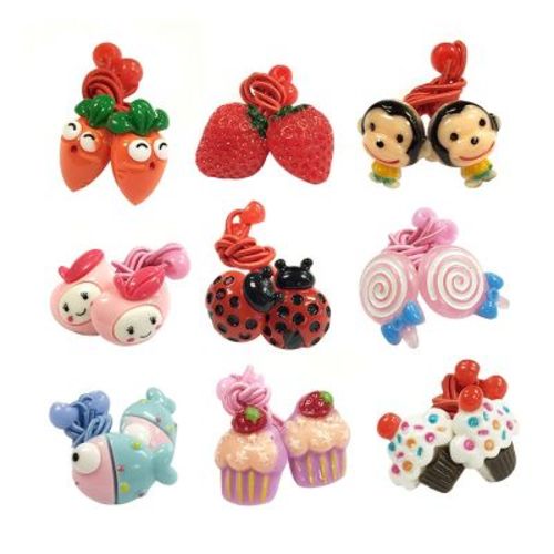 Wrapables Colorful Assortment Elastic Hair Bands Hair Holders For Baby And Toddler Girls, 18 Pack
