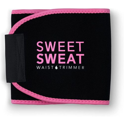 Sweet Sweat Waist Trimmer for Women and Men - Sweat Band Waist Trainer for High-Intensity Training & Workouts