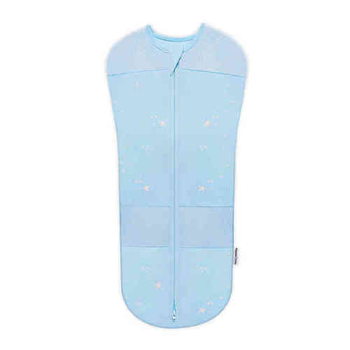 Happiest Baby Small Stars Sleepea Swaddle in Blue