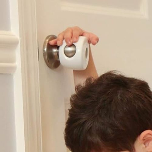 Jool Baby Door Knob Child Safety Covers (4 Pack) Prevent Kids from Opening Doors – Easy to Install