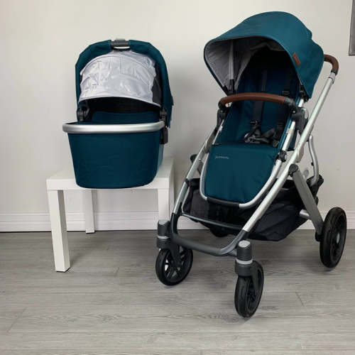 UPPAbaby VISTA V2 Stroller, Finn (Deep Sea)